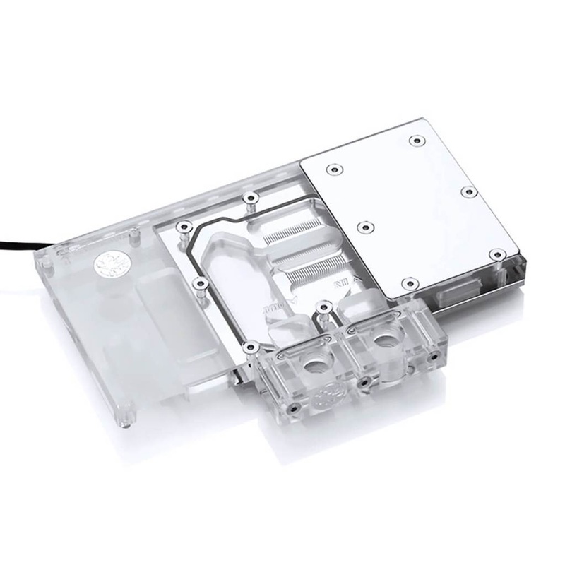 Bykski Maxsun RX 580 Full Coverage GPU Water Block – Clear (A-MX58OVA-X)