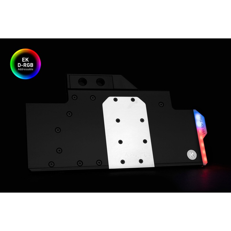 EK-Quantum Vector Trio RTX 2080 D-RGB – Nickel + Acetal