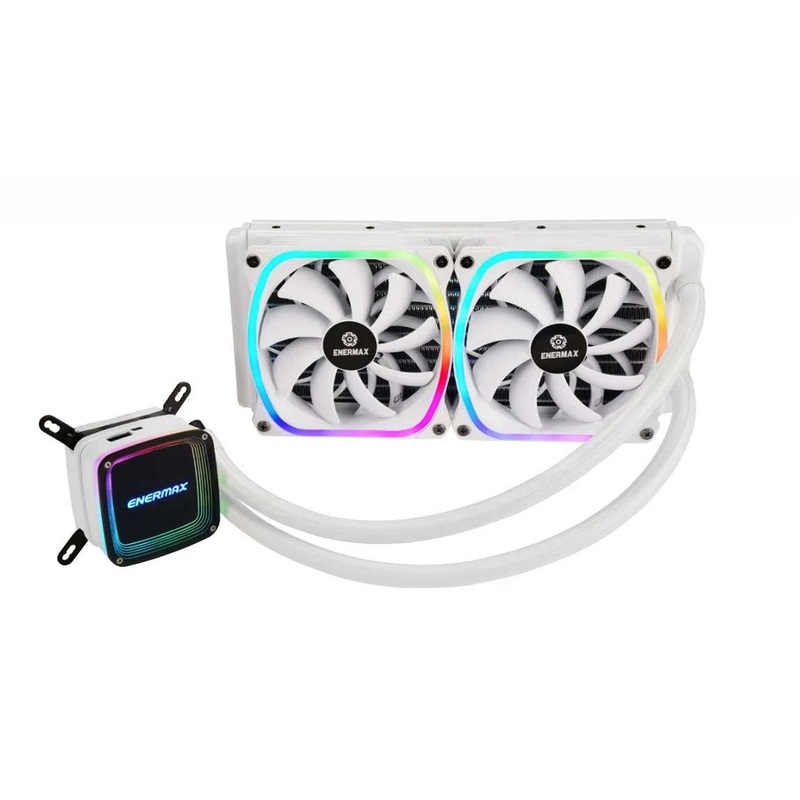 Enermax Aquafusion 240 ELC-AQF240-SQA 240mm AIO CPU Cooler – White