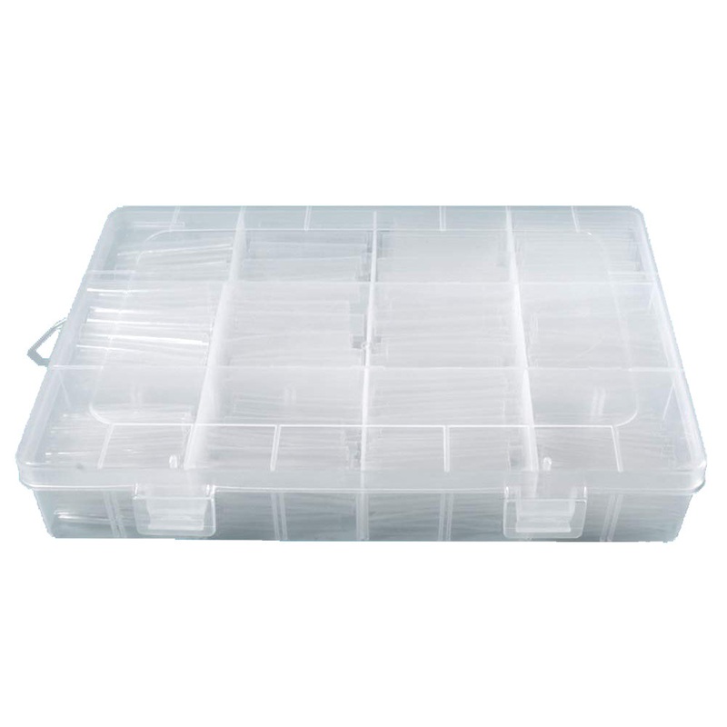 Heat Shrink Tubing Kit – 625PCs Clear (2/5-1/24)