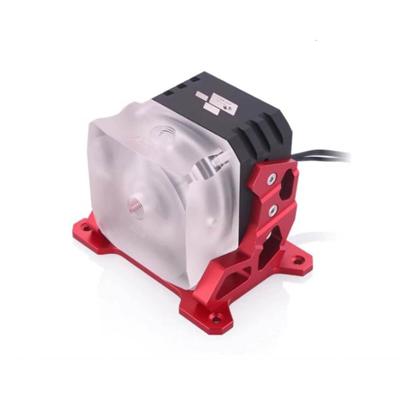 Bykski D5 Pump w/ Bracket and Armor – Red (B-UL-D5-X-R)