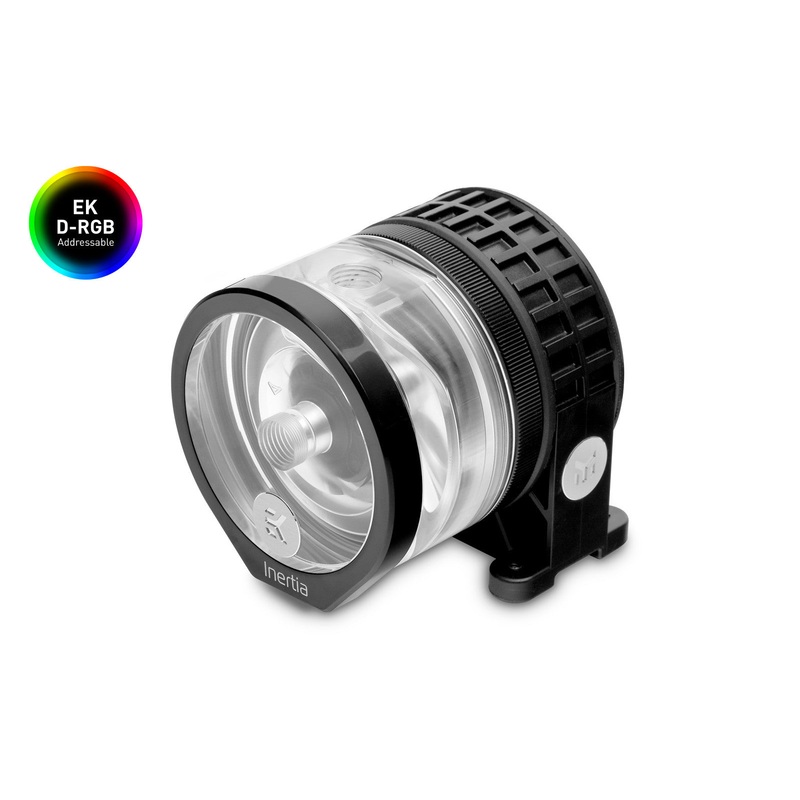 EK-Quantum Inertia D5 PWM D-RGB – Plexi