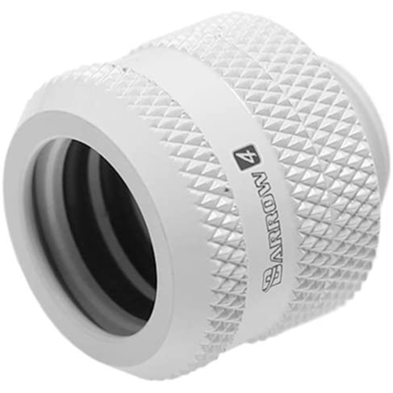 Barrow Compression Fitting – 12mm OD Rigid Tubing – White