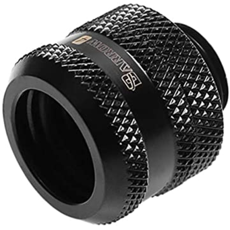 Barrow Compression Fitting – 14mm OD Rigid Tubing – Matte Black