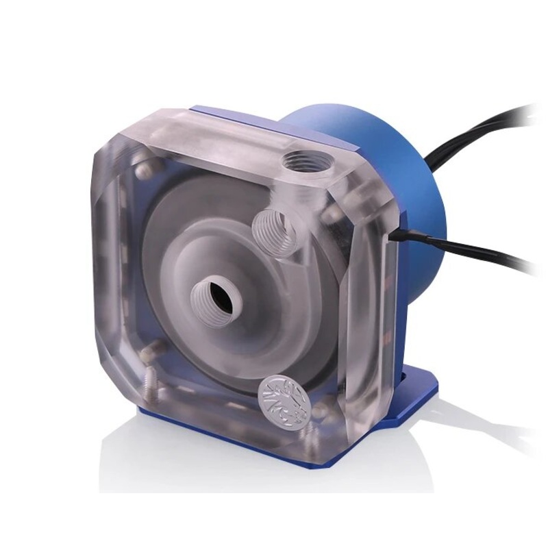 Bykski PMS5 Liquid Cooling 12V Pump – PWM Enabled Version 2 – Blue Mount