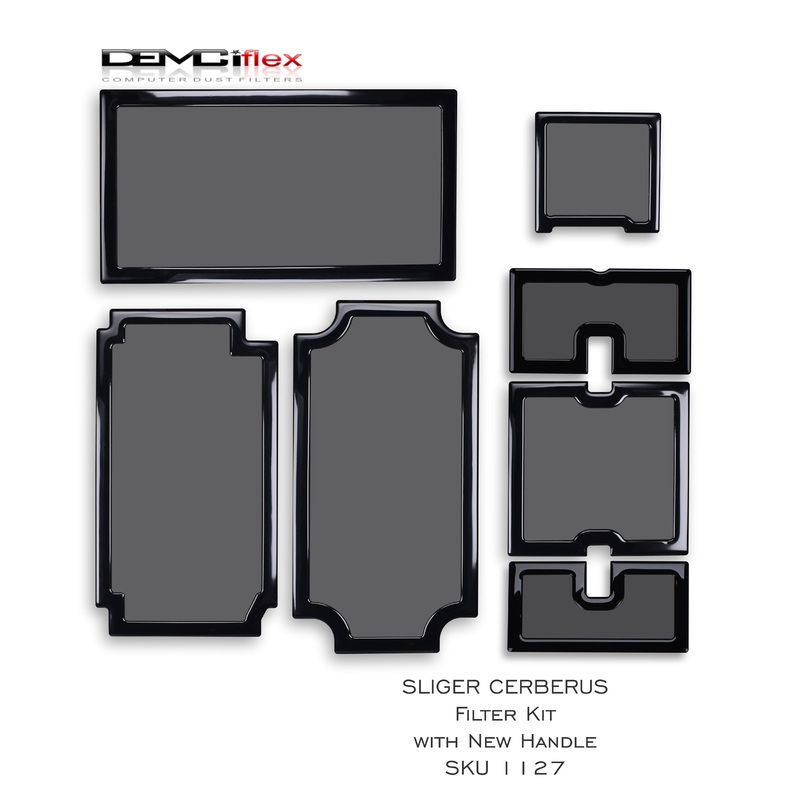 DEMCiflex Magnetic Fan Dust Filter – Sliger Cerberus Filter Kit  (Case With New Handle)