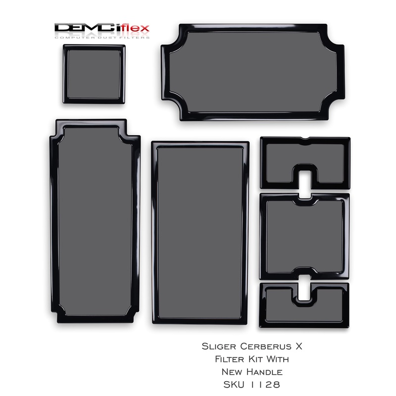 DEMCiflex Magnetic Fan Dust Filter – Sliger Cerberus X Filter Kit  (Case With New Handle)