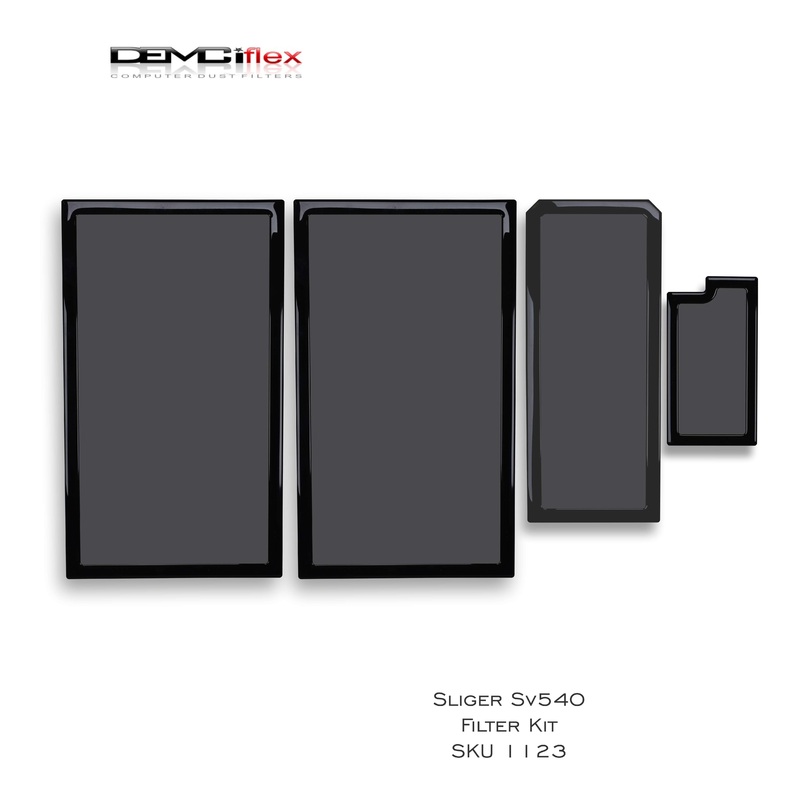 DEMCiflex Magnetic Fan Dust Filter – Sliger SV540  Filter Kit