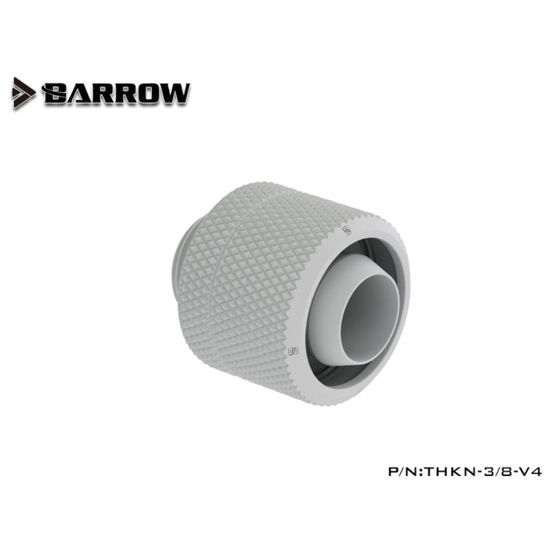 Barrow Compression Fitting (ID3/8-OD5/8) White