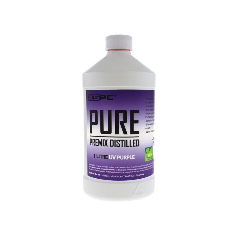 XSPC PURE Premix Distilled Coolant – UV Purple