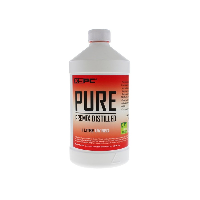 XSPC PURE Premix Distilled Coolant – UV Red