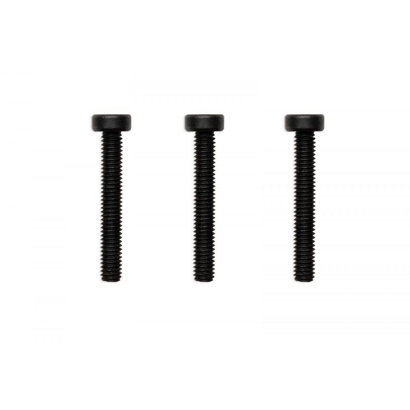 EK-Loop Hex Key Screw Set M4x27mm – Black (3pcs)