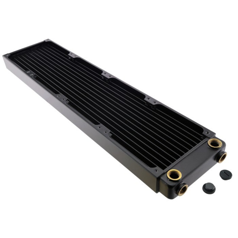 Koolance Radiator, 4x120mm Fans, 34mm Thick, 17-FPI Copper