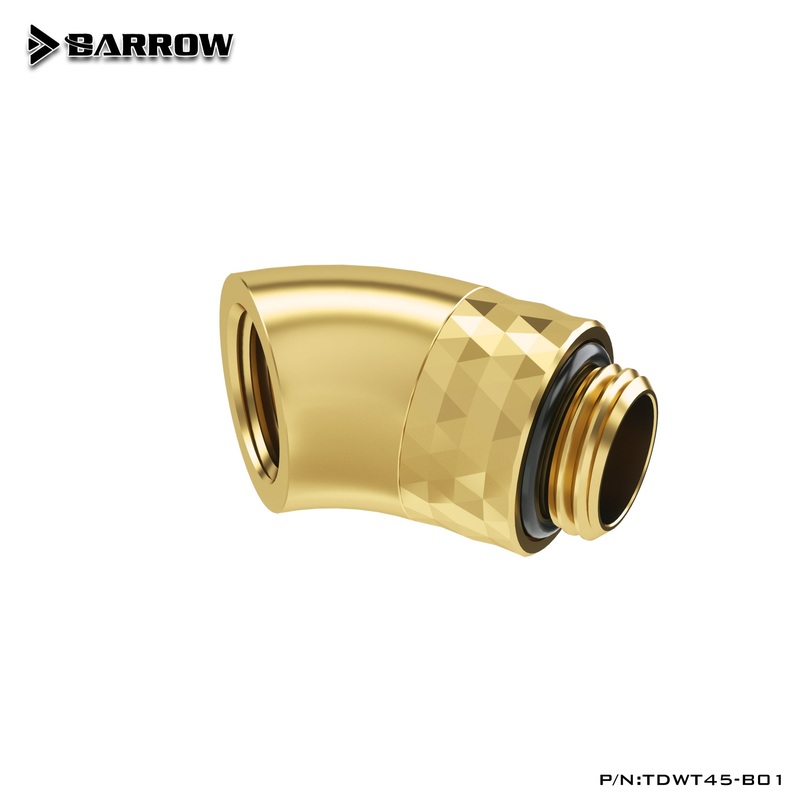 Barrow Dazzle series 45Rotary Adapter (Male to Female)- Gold