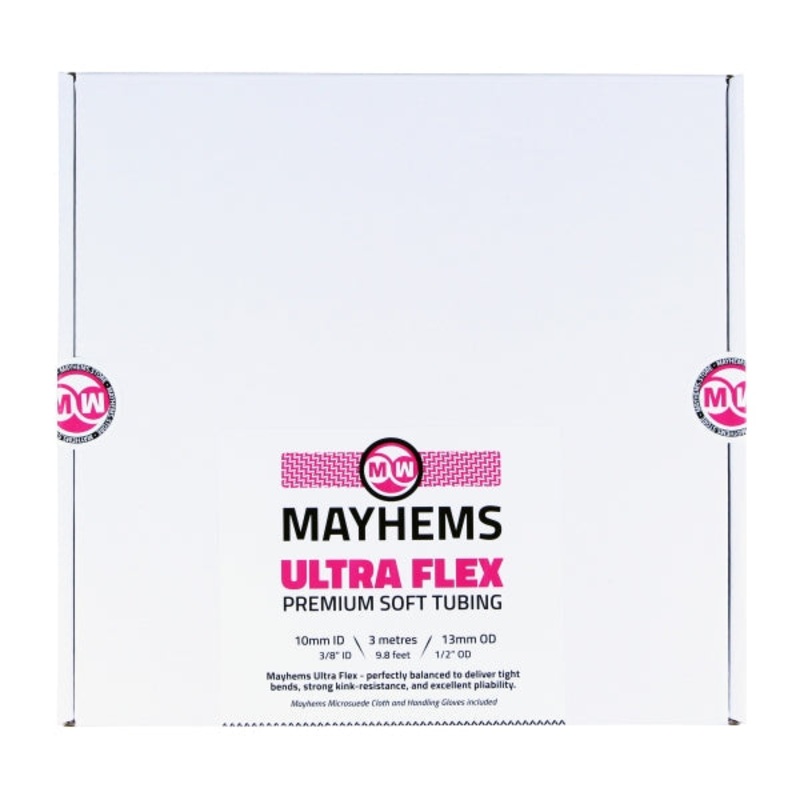 Mayhems – Premium Soft Tubing – Ultra Flex PVC – High Flexibility Version, 10mm (3/8) ID x 13mm (1/2) OD, 3m Length