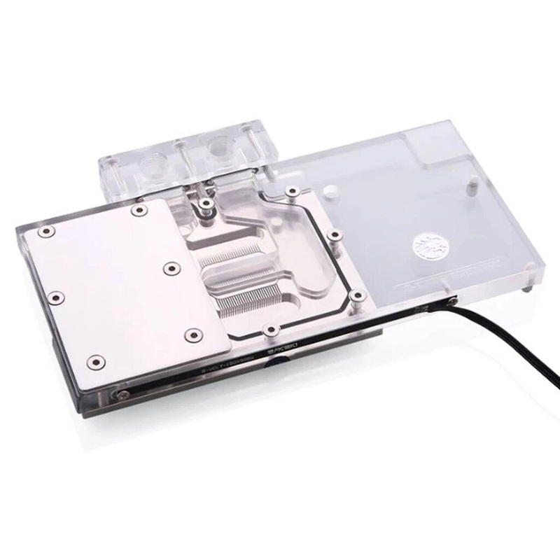 Bykski MSI RX 580 Armor Full Coverage GPU Water Block – Clear (A-MS58ARMOR-X)