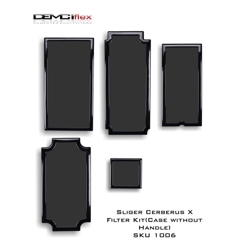 DEMCiflex Magnetic Fan Dust Filter – SLIGER CERBERUS X Filter Kit( Case without Handle)