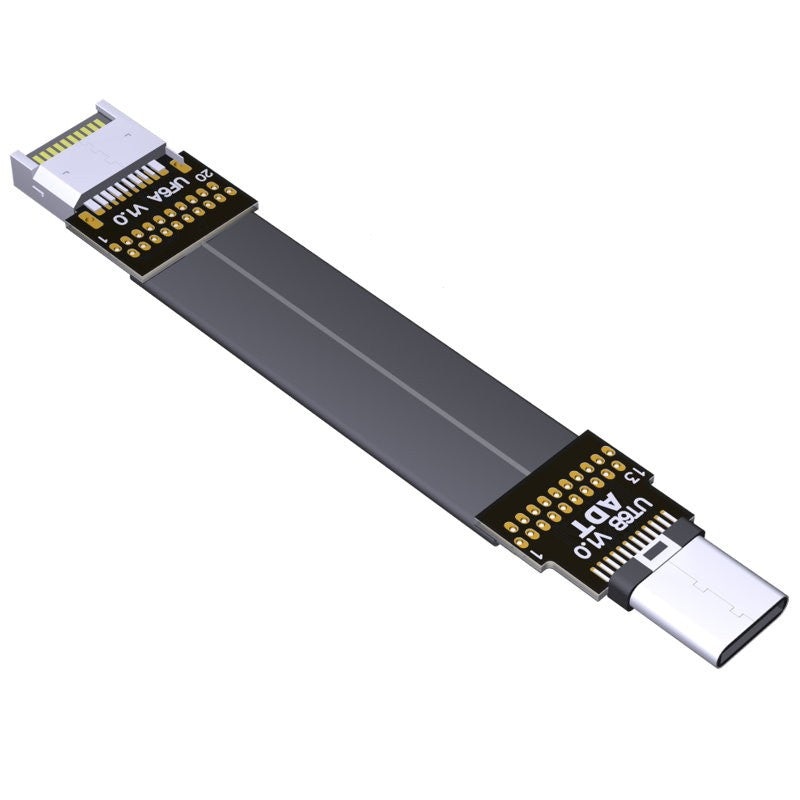 ModDIY USB 3.2 Gen 2×2 20G Type E Male to Type C Male Data Adapter Cable