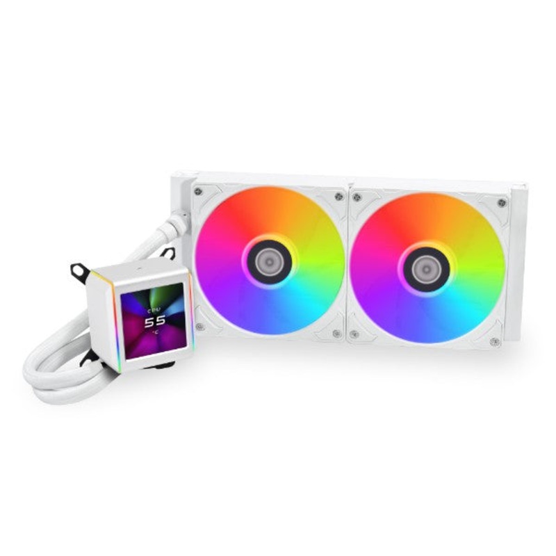 Lian Li GALAHAD II LCD 280 AIO With High Performance RGB Fans. – White