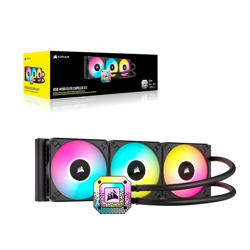 Corsair iiCUE H150i ELITE CAPELLIX XT Liquid CPU Cooler 360mm