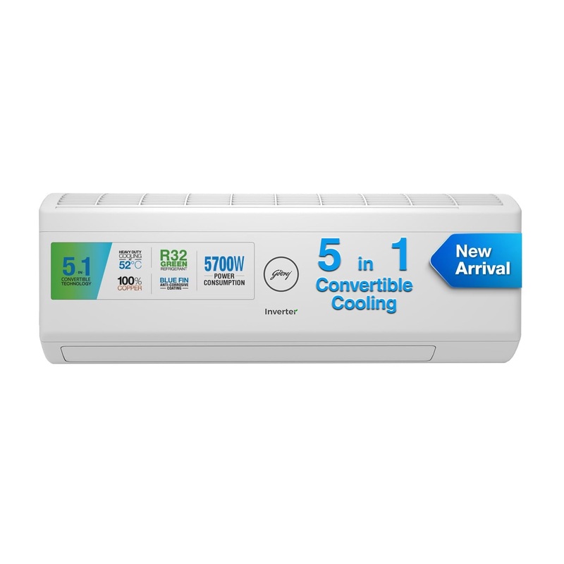 Godrej SIC 18ITC5-WYS 1.5 Ton 5 Star Inverter Split AC Copper