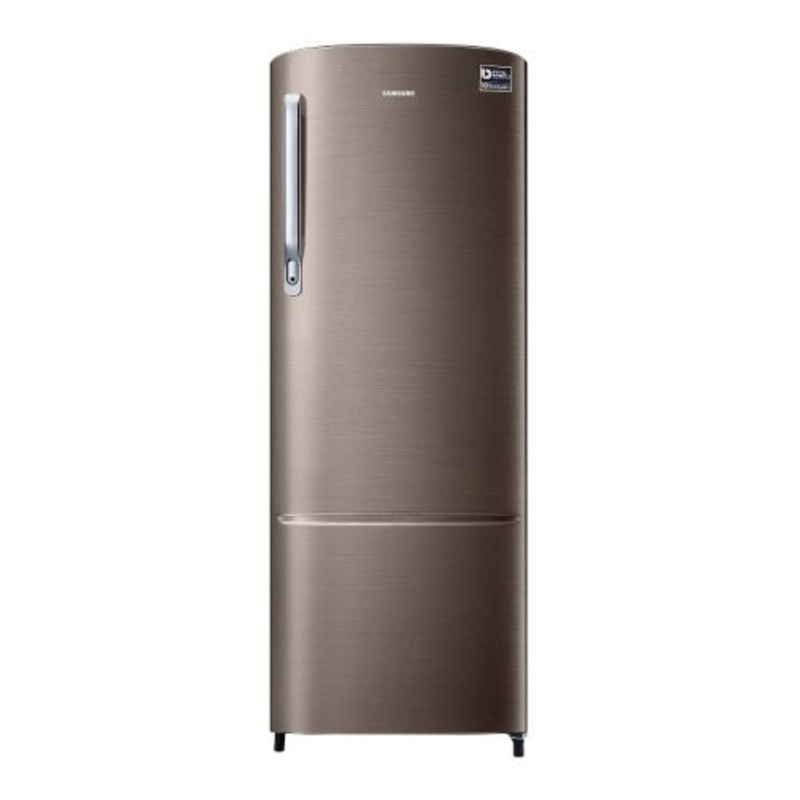 Samsung RR26C3733DX/HL 246L 3 Star Inverter Direct-Cool Single Door Refrigerator Appliance (Luxe Brown)