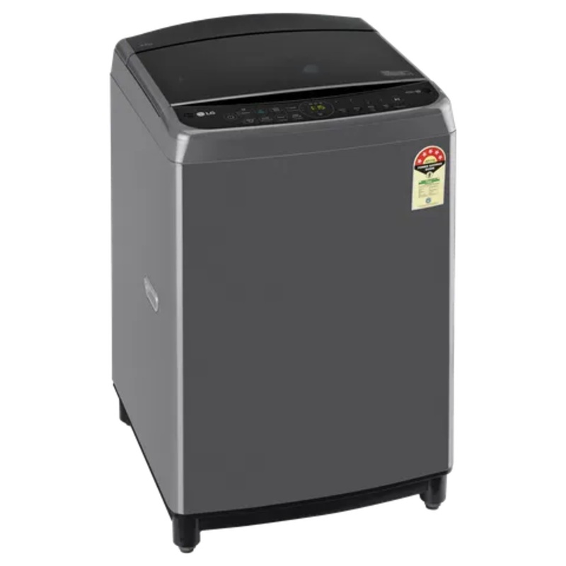LG THD08SJM 8 kg 5 Star Fully Automatic Top Load Washing Machine (HEDD,  AI Direct Drive) Middle Black