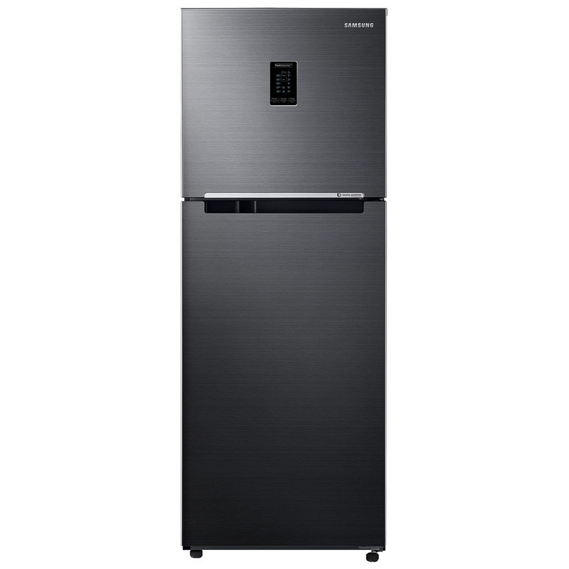 Samsung RT34C4522BX/HL 301L 2 Star Inverter Frost-Free Convertible 5 In 1 Double Door Refrigerator (Luxe Black)