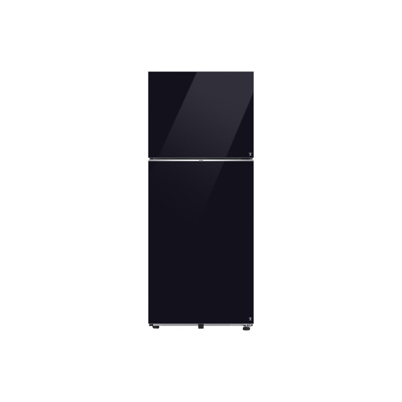 Samsung RT41DB6A4B22HL 396 L 2 Star Frost Free Double Door Refrigerator, Clean Black Glass