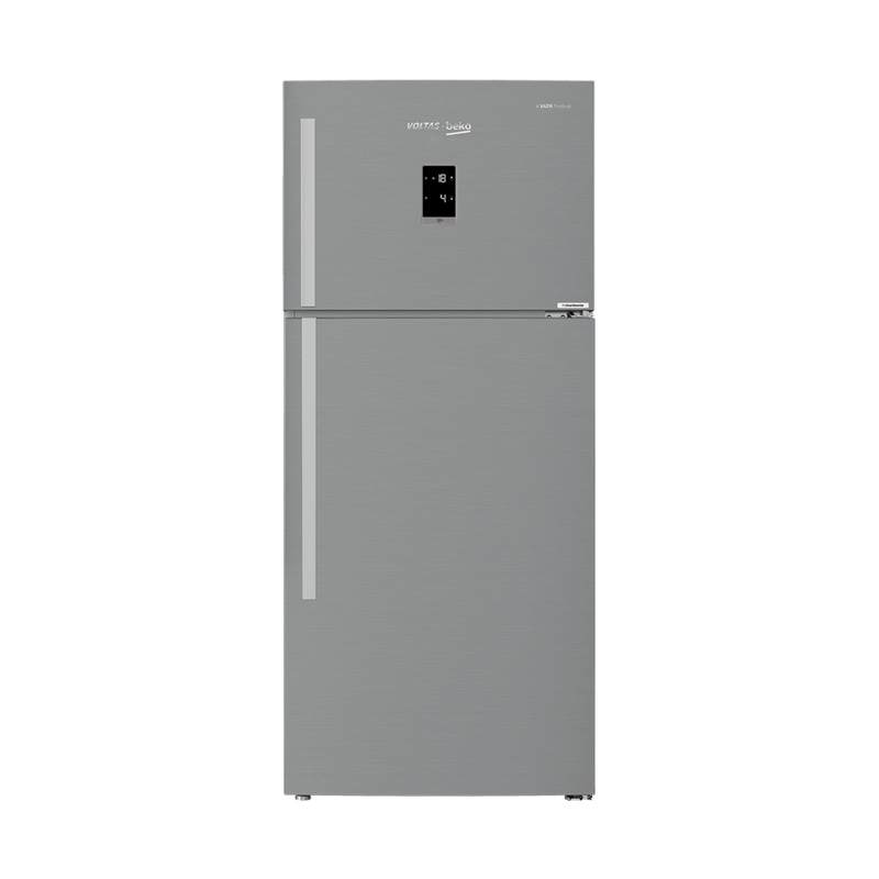 Voltas Beko RFF533IF 510 L 2 Star High End Frost Free Double Door Refrigerator (Inox Look)