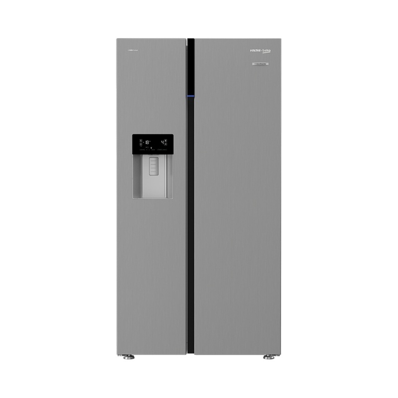 Voltas Beko RSB655XPRF 634 L Side by Side Refrigerator (Inox)