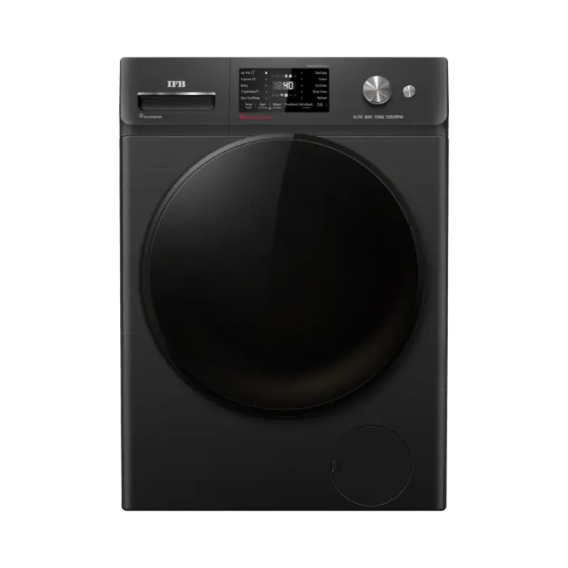 IFB Elite BXN 7012HK Front Load Washing Machine 7 kg | 1200 | Black Hairline Finish
