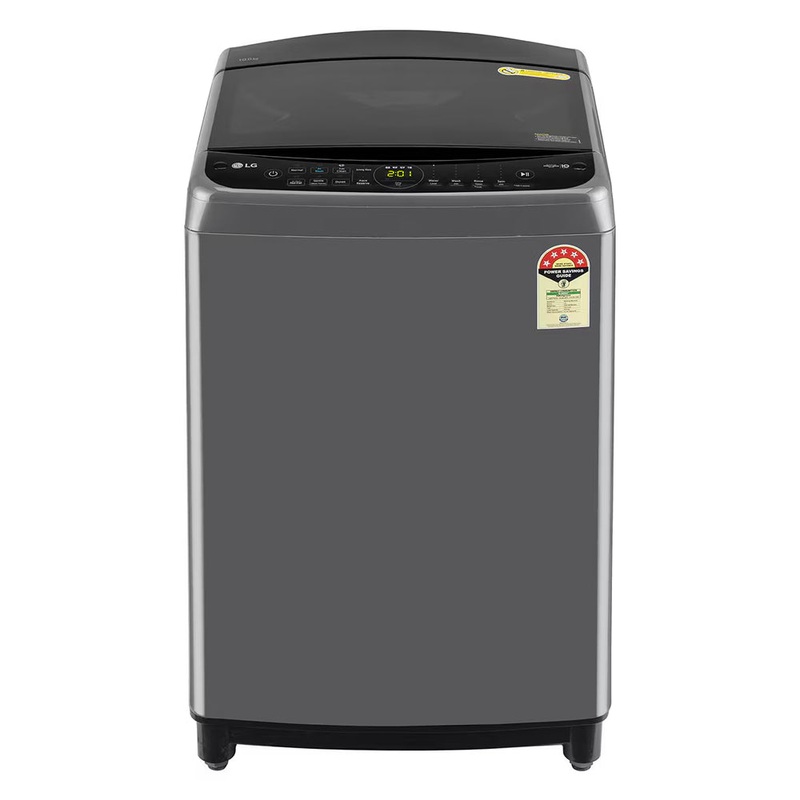 LG THD10NPM 10 Kg Automatic Top Load Washing Machine with AI Direct Drive | Turbodrum | Tub & Pulsator Scrub Spin | Child Lock ( Middle Black)