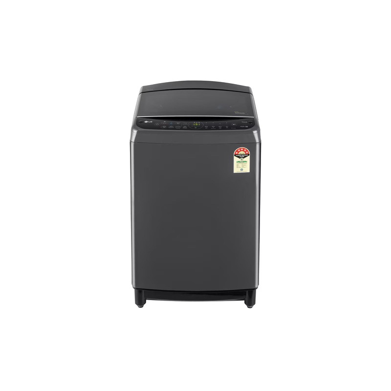 LG THD12SWM 12Kg Top Load Washing Machine, AI Direct Drive, Middle Black