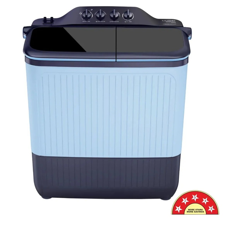 Lloyd GLWS125EPHIB Elante Pluss 12 Kg 5 Star Semi-Automatic Top Load Washing Machine Indigo Blue