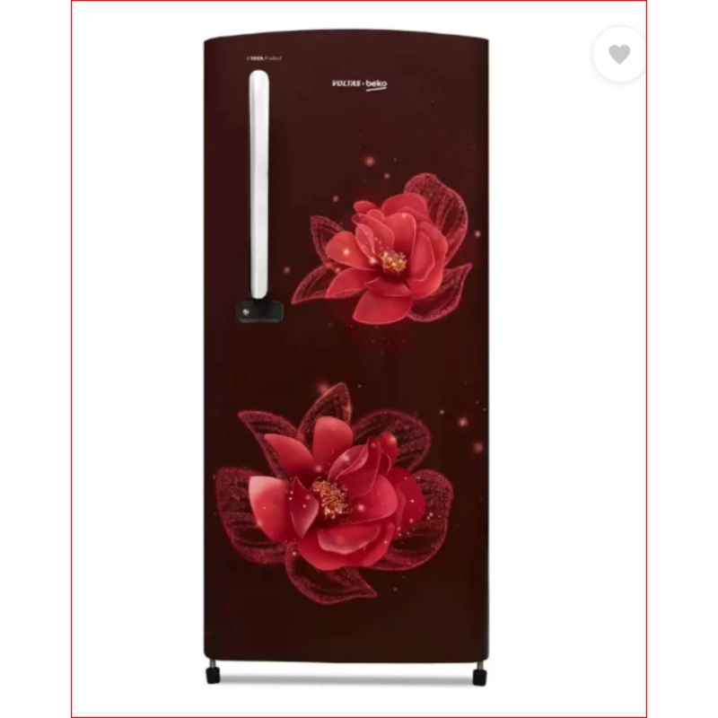 Voltas Beko by A Tata Product RDC220C/S0WFE0M0000GD 185 L Direct Cool Single Door 3 Star Refrigerator  (FRESSIA WINE)