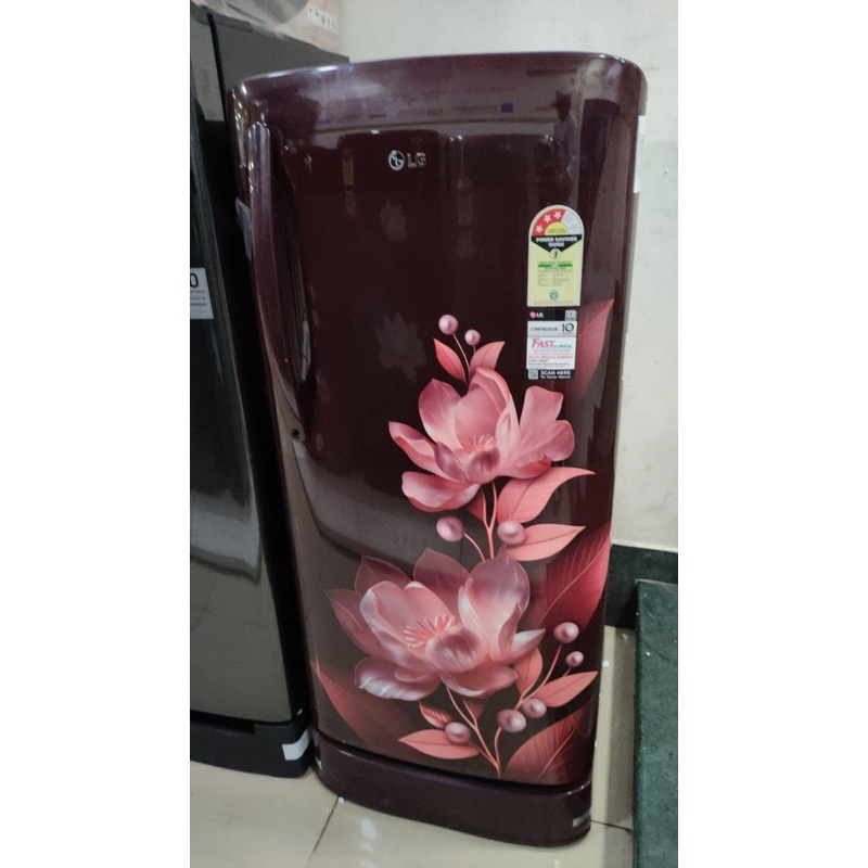 LG GL-D211HSMD 201 L 5 Star Direct-Cool Inverter Single Door Refrigerator (  Base Stand with Drawer & Smart Connect, Gross Volume- 204 Ltr.)