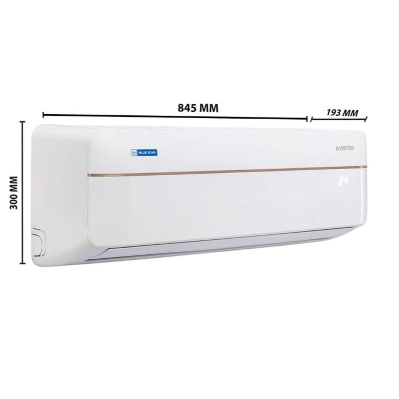 Blue Star IA518VNU/ IC518VNU 5 in 1 Convertible 1.5 Ton 5 Star Inverter Split AC with 4-Way Swing  Copper Condenser