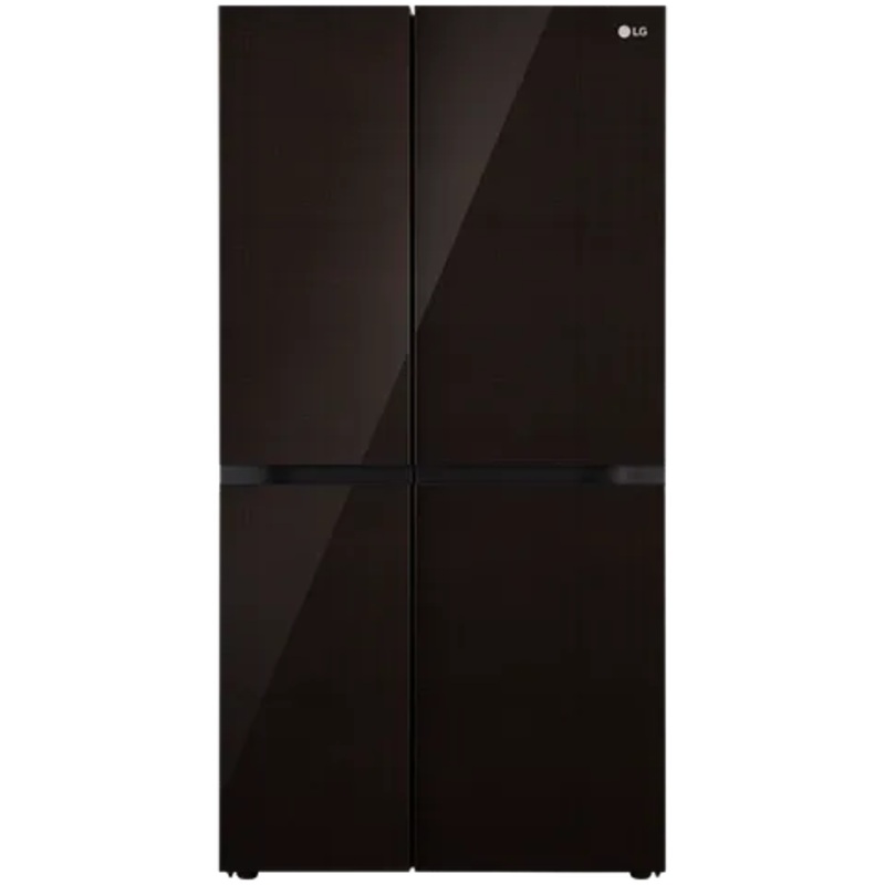 LG GL-B257DLNX 655 Litres 3 Star Frost Free Side by Side Smart Wifi Enabled Refrigerator with Deodorizer ( Linen Brown )