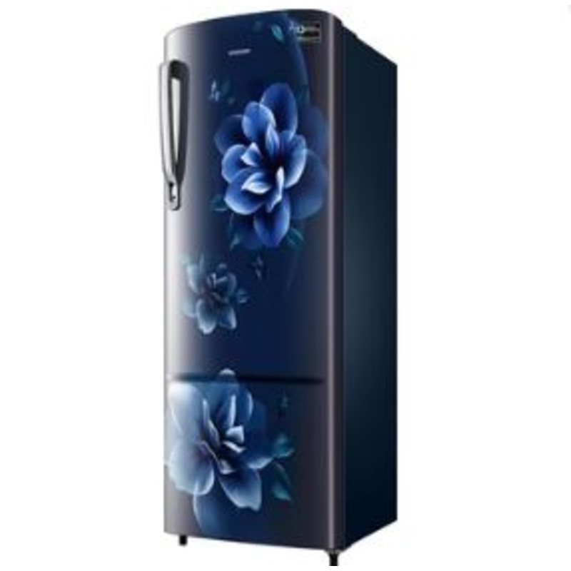 Samsung 246L 3 Star Inverter Direct-Cool Single Door Refrigerator (RR26C3753CU/HL,Camellia Blue)