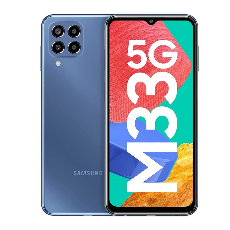 Samsung Galaxy M33 5G (Deep Ocean Blue, 6GB, 128GB Storage) | 6000mAh Battery | Upto 12GB RAM