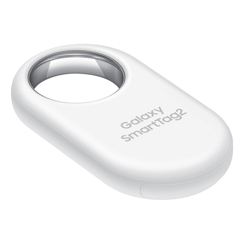 Samsung Galaxy Smart Tag 2 (1 Pack), White | Bluetooth Tracker | Compass View | AR Find | IOT Control | Lost Mode