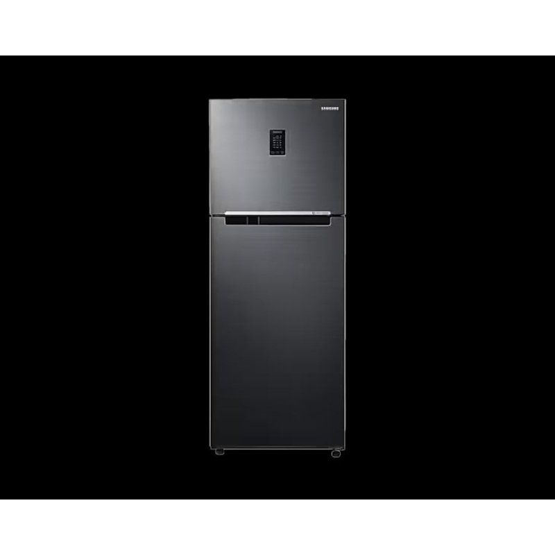 Samsung RT42C5C52BS/HL 376L 2 Star Inverter Frost-Free Convertible 5 In 1 Curd Maestro Double Door Refrigerator (Black Inox)