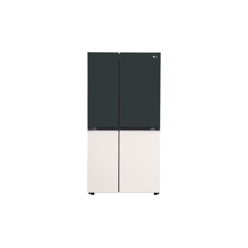 LG GL-B257EET3 650L Side-By-Side Refrigerator with Door Cooling+, WiFi Convertible, Smart Diagnosis