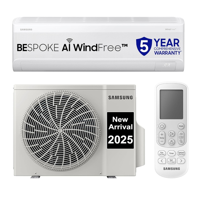 Samsung AR60F19D1XW 1.5 Ton 3 Star Windfree AI Inverter Smart Split AC (WiFi, 2025)