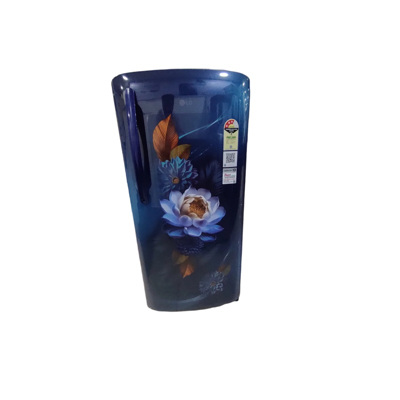 LG GL-B211HBWD, 201 Ltrs 3 Star Inverter Direct Cool Single Door Refrigerator, Blue Waterlily