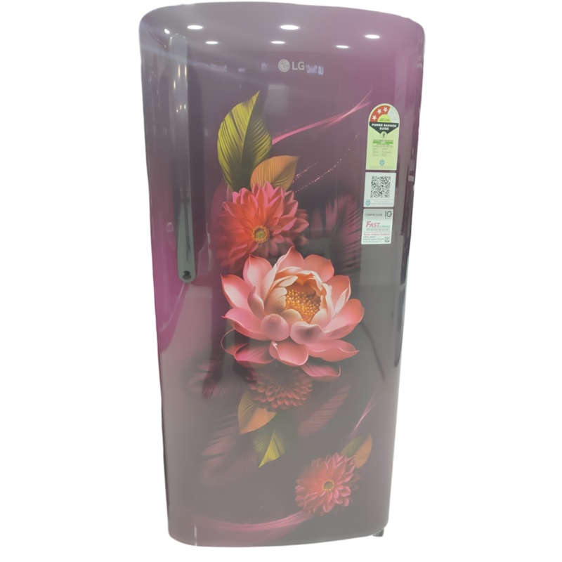 LG GL-B211HRWD, 201 Ltrs 3 Star Inverter Direct Cool Single Door Refrigerator, Blue Euphoria