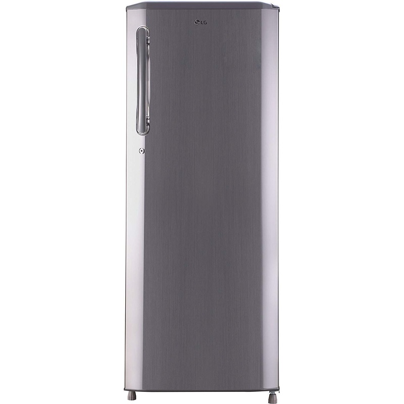 LG GL-B281BPZX 261 L 3 Star Inverter Direct Cool Single Door Refrigerator( Shiny Steel, Fast Ice Making , Gross Volume 270 L)