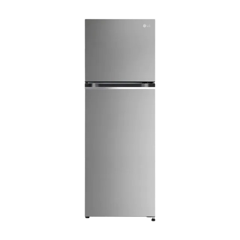 LG GL-S262SPZX.DPZZEB  246 Litres 3 Star Frost Free Double Door Convertible Refrigerator with Smart Diagnosis ( Shiny Steel)