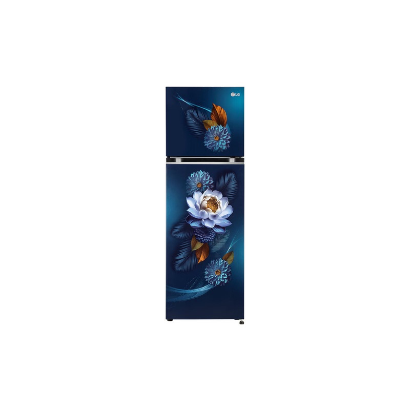 LG GL-S312SBWY 272 Litre Double Door Refrigerator, Convertible, Blue Waterlily Finish